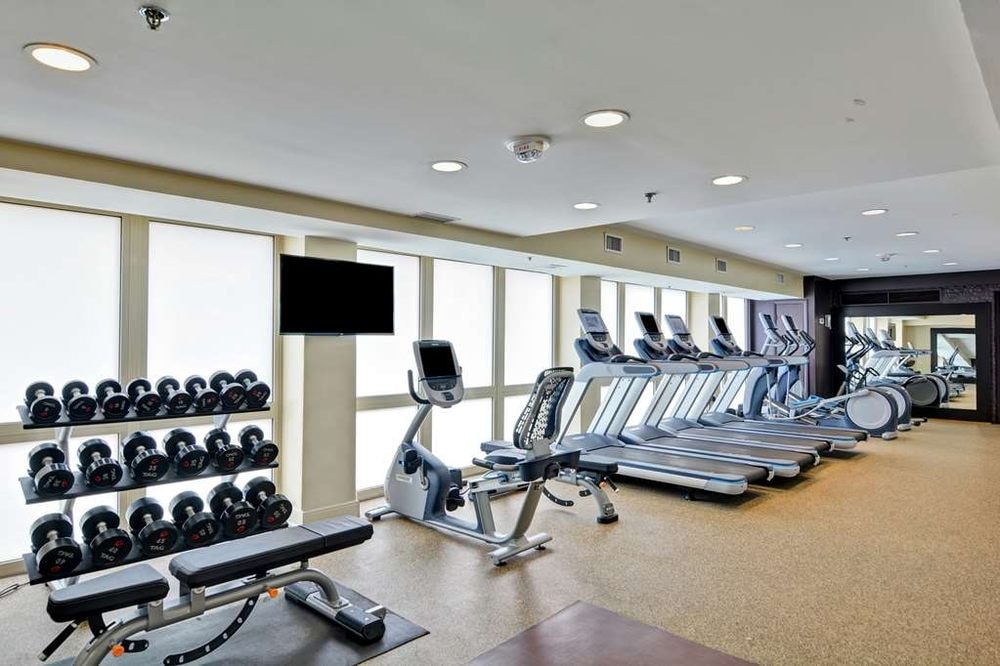 Walter Reed Army Medical Center — modern fitness facility interior